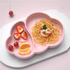 Children's Cartoon Cloud Silicone Baby Learns To Eat Dishes And Tableware
