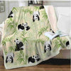 Panda series flannel blanket