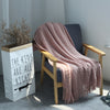 Woven mesh tassel sofa blanket