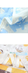 Newborn Baby 4Pcs100% Cotton Receiving Blanket Swaddle Baby Bedsheet Cozy Cover.