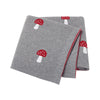 Needle Cotton Cotton Mushroom Jacquard Baby Blanket