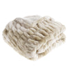 Faux Fur Blanket Soft Pack Elastic Tie-dye
