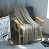 Woven mesh tassel sofa blanket