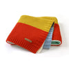 Knitted Rainbow Color Stitching Blanket Baby Windshield