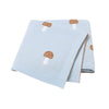 Needle Cotton Cotton Mushroom Jacquard Baby Blanket