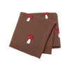 Needle Cotton Cotton Mushroom Jacquard Baby Blanket