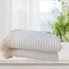 New Nordic Style Cotton Tassel Side Blanket Baby Bath Towel Covering Blanket