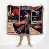 Outdoor Bohemian Jacquard Sofa Blanket